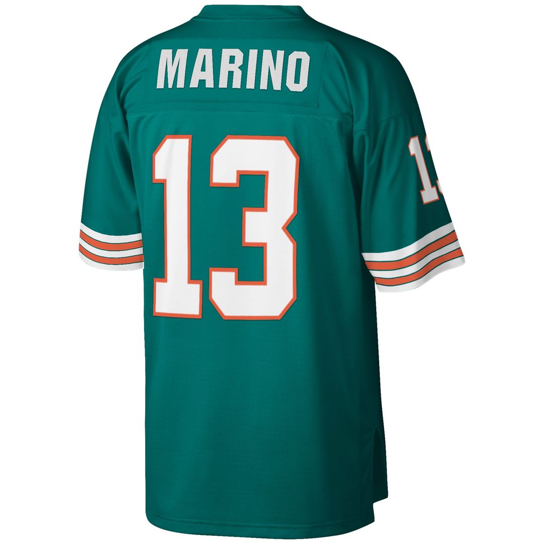 Miami Dolphins Dan Marino Mitchell & Ness Aqua Big & Tall 1984 Retired Player Replica Jersey product image 3, provided for