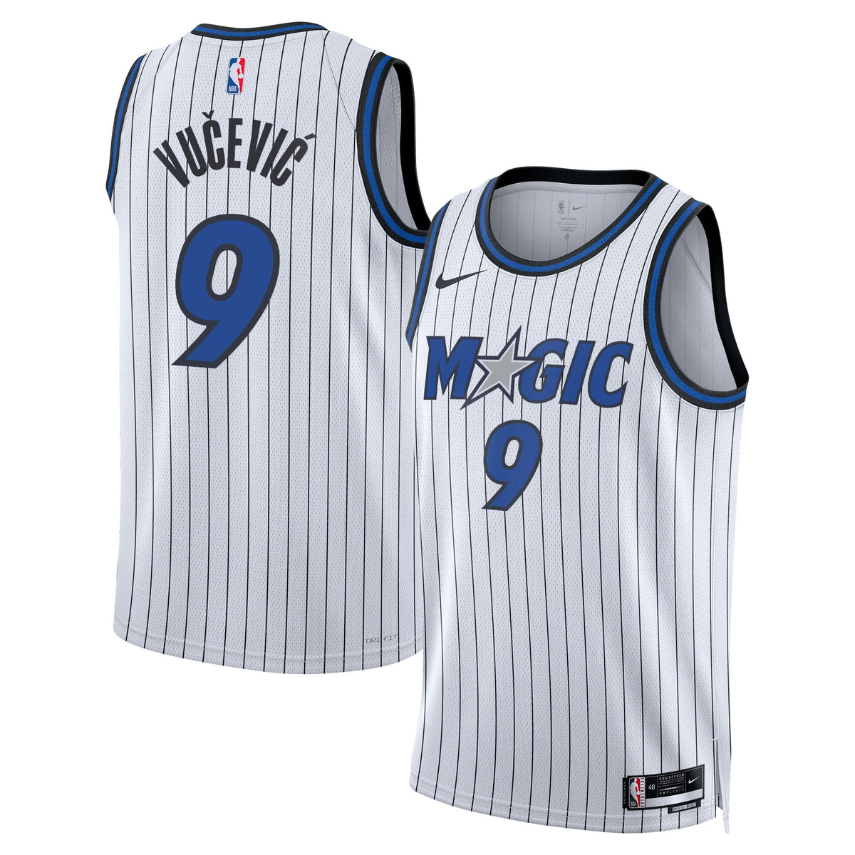 Orlando Magic Nike Replica Association Edition Edition Swingman Jersey - White - Nikola Vučević - Unisex product image 2,