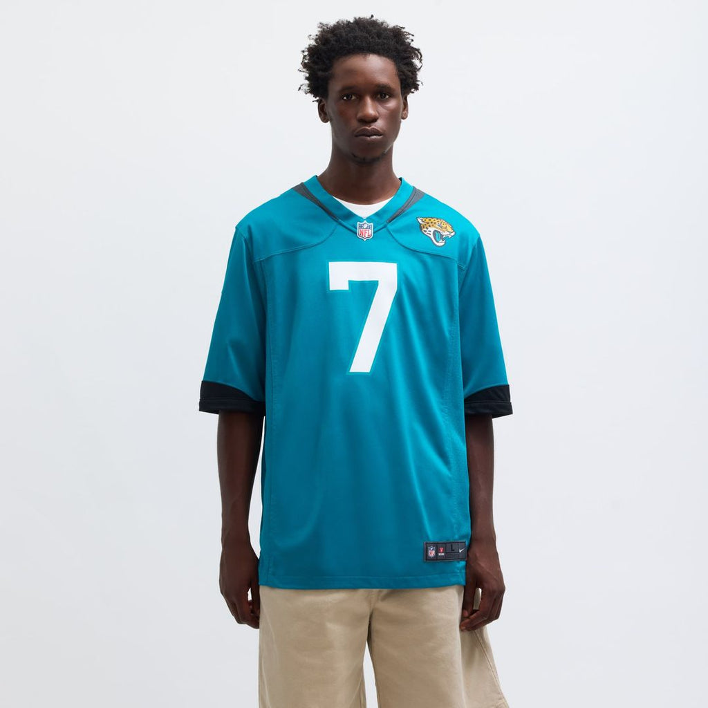 Jacksonville Jaguars Brian Thomas Jr Nike Teal Player Game Jersey product image 4, provided for visual reference and product