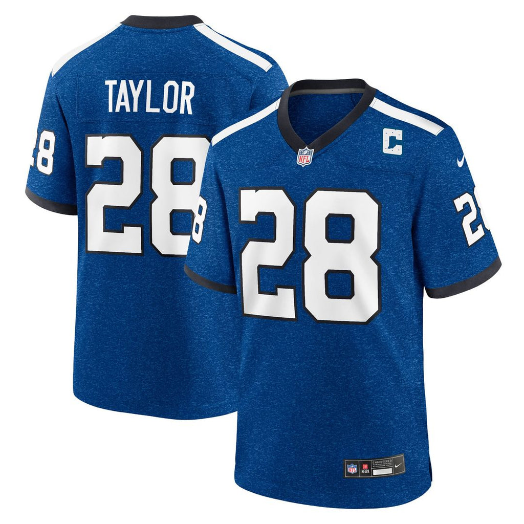 Indianapolis Colts Jonathan Taylor Nike Royal Indiana Nights Alternate Game Jersey product image 1, provided for visual