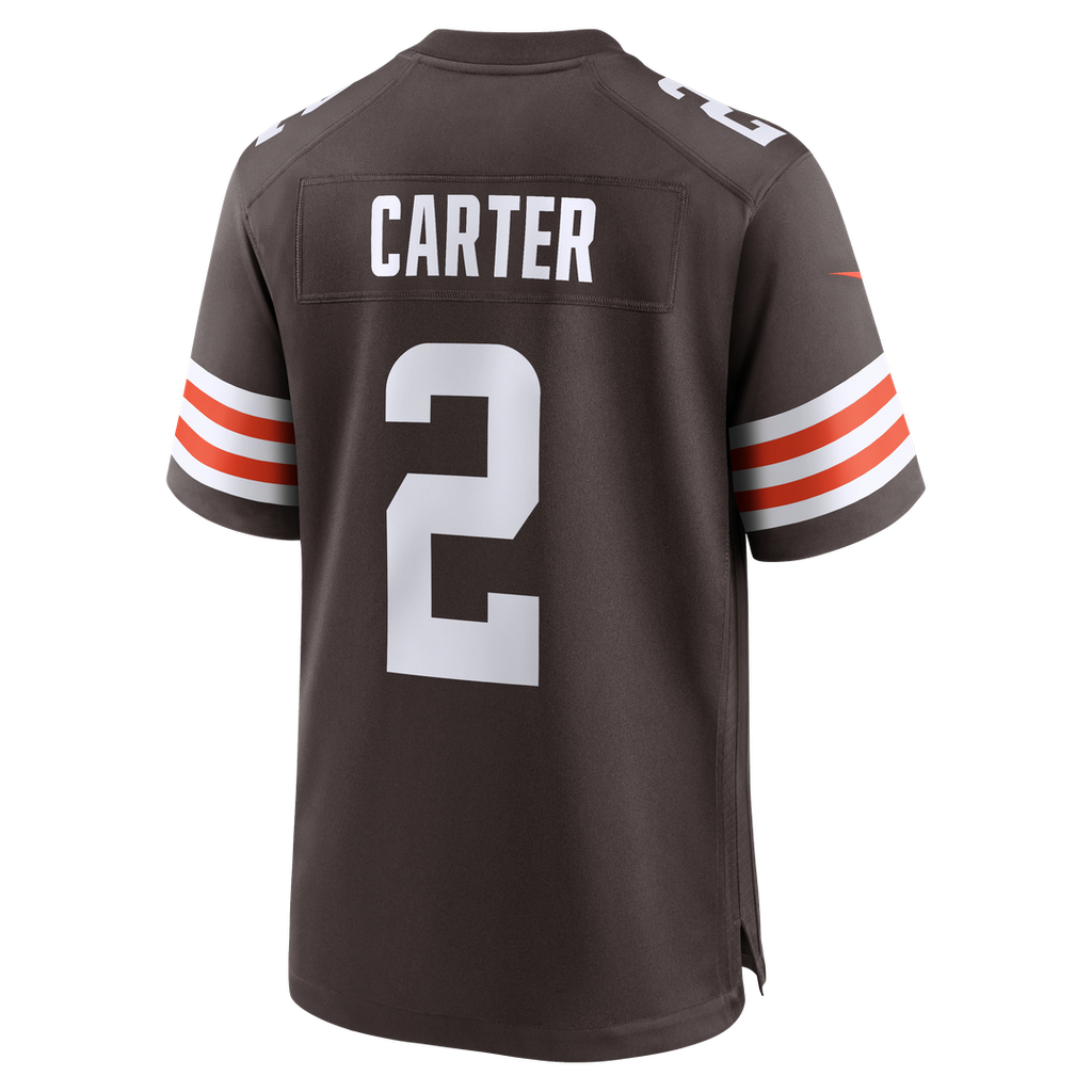 Cleveland Browns DeAndre Carter Nike Brown Team Game Jersey product image 3, provided for visual reference and product