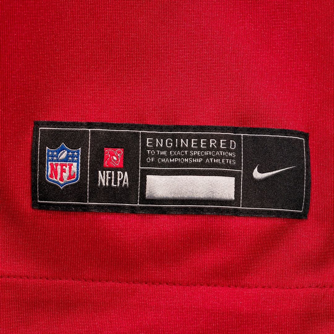 Kansas City Chiefs Travis Kelce Nike Red Game Jersey product image 6, provided for visual reference and product detail review