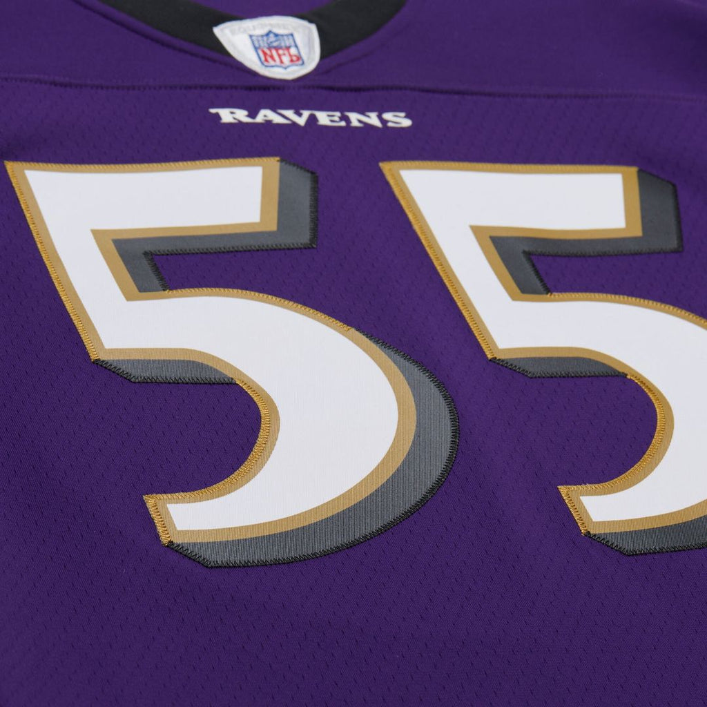 Baltimore Ravens Terrell Suggs Mitchell & Ness Purple 2003 Legacy Replica Jersey product image 11, provided for visual