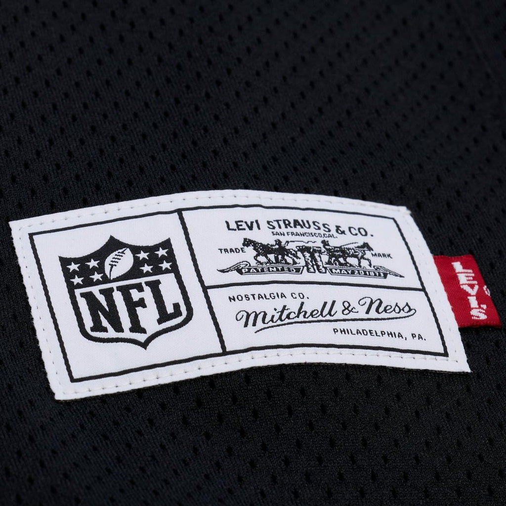 Unisex Super Bowl LX Mitchell & Ness x Levi's Black Legacy Jersey product image 5, provided for visual reference and product