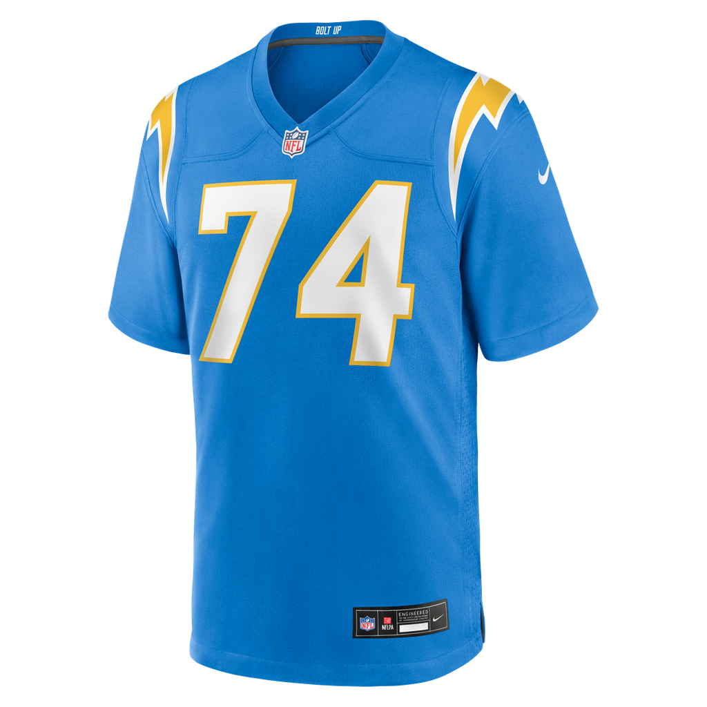 Los Angeles Chargers Matt Kaskey Nike Powder Blue Team Game Jersey product image 2, provided for visual reference and