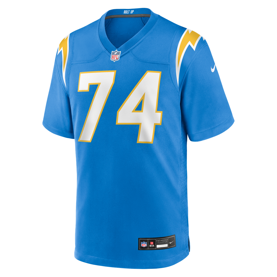 Los Angeles Chargers Matt Kaskey Nike Powder Blue Team Game Jersey product image 2, provided for visual reference and