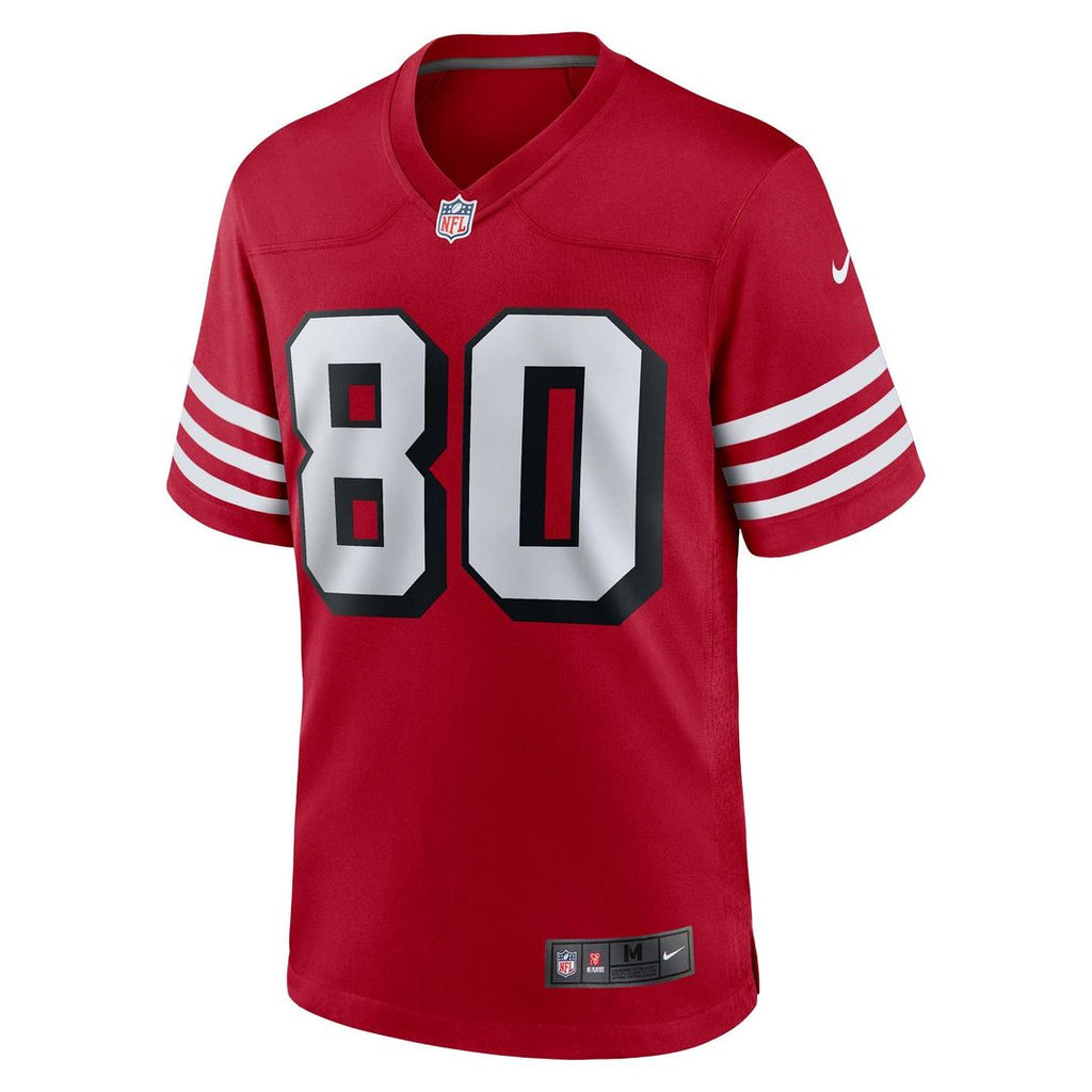 San Francisco 49ers Jerry Rice Nike Scarlet Retired Player Alternate Game Jersey product image 2, provided for visual