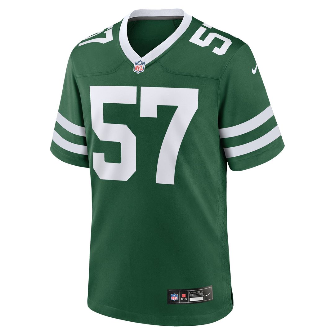 New York Jets C.J. Mosley Nike Legacy Green Team Game Jersey product image 2, provided for visual reference and product