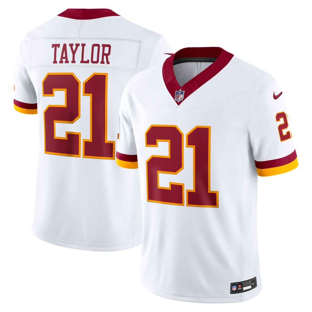 Washington Commanders Sean Taylor Nike White Vapor F.U.S.E. Stitched Retired Limited Jersey product image 1, provided for