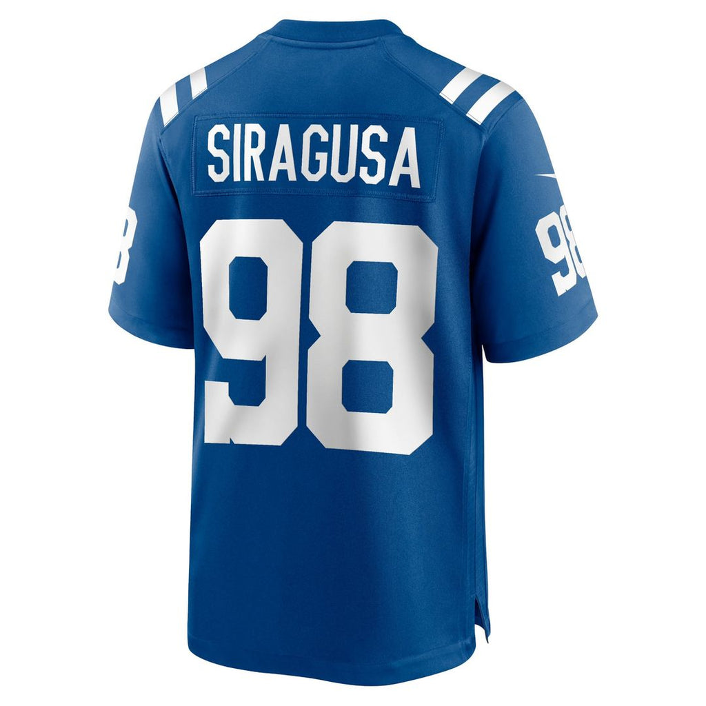 Indianapolis Colts Tony Siragusa Nike Royal Game Retired Player Jersey product image 6, provided for visual reference and