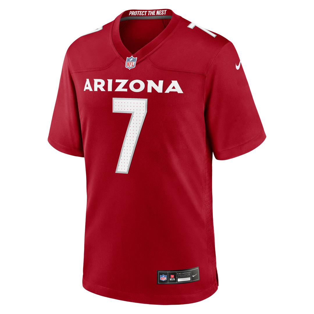 Arizona Cardinals Jacoby Brissett Nike Cardinal Team Game Jersey product image 2, provided for visual reference and product