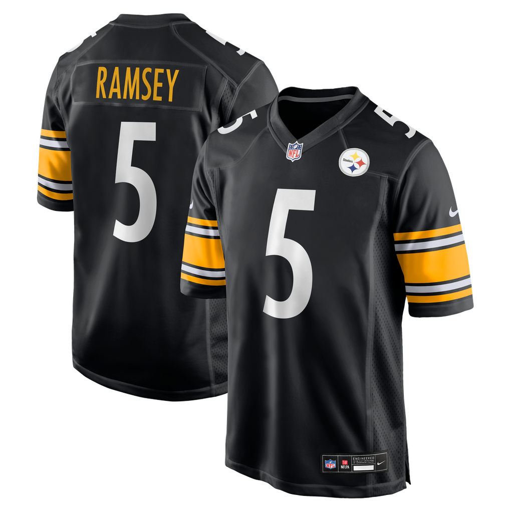 Pittsburgh Steelers Jalen Ramsey Nike Gold Alternate 1933 Throwback Game Jersey product image 7, provided for visual