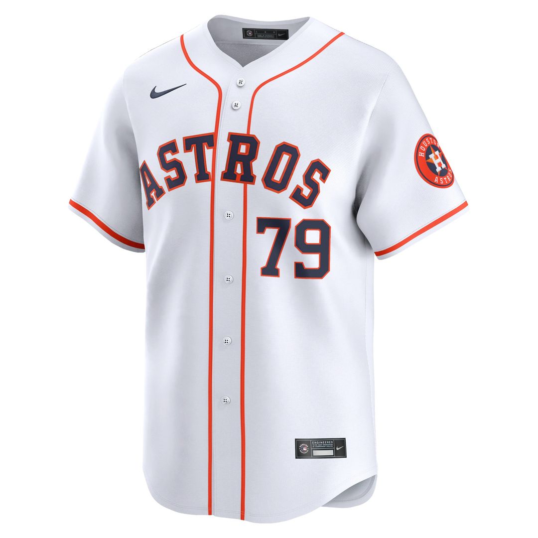 Houston Astros Jose Abreu Nike White Home Limited Player Jersey product image 2, provided for visual reference and product