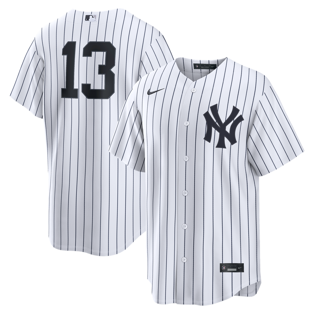New York Yankees Jazz Chisholm Jr. Nike White Home Replica Jersey product image 1, provided for visual reference and product