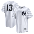 New York Yankees Jazz Chisholm Jr. Nike White Home Replica Jersey product image 1, provided for visual reference and product