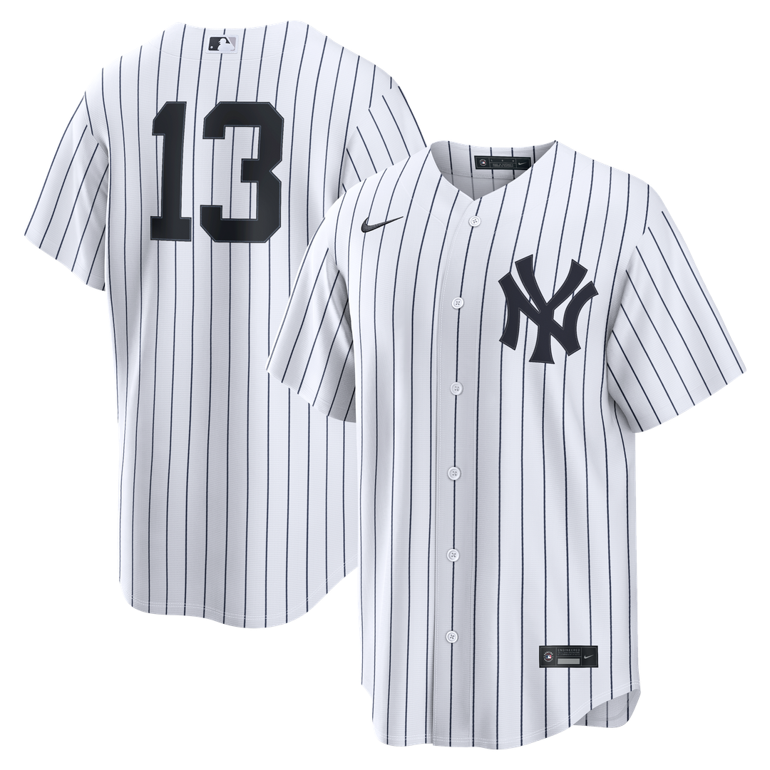 New York Yankees Jazz Chisholm Jr. Nike White Home Replica Jersey product image 1, provided for visual reference and product