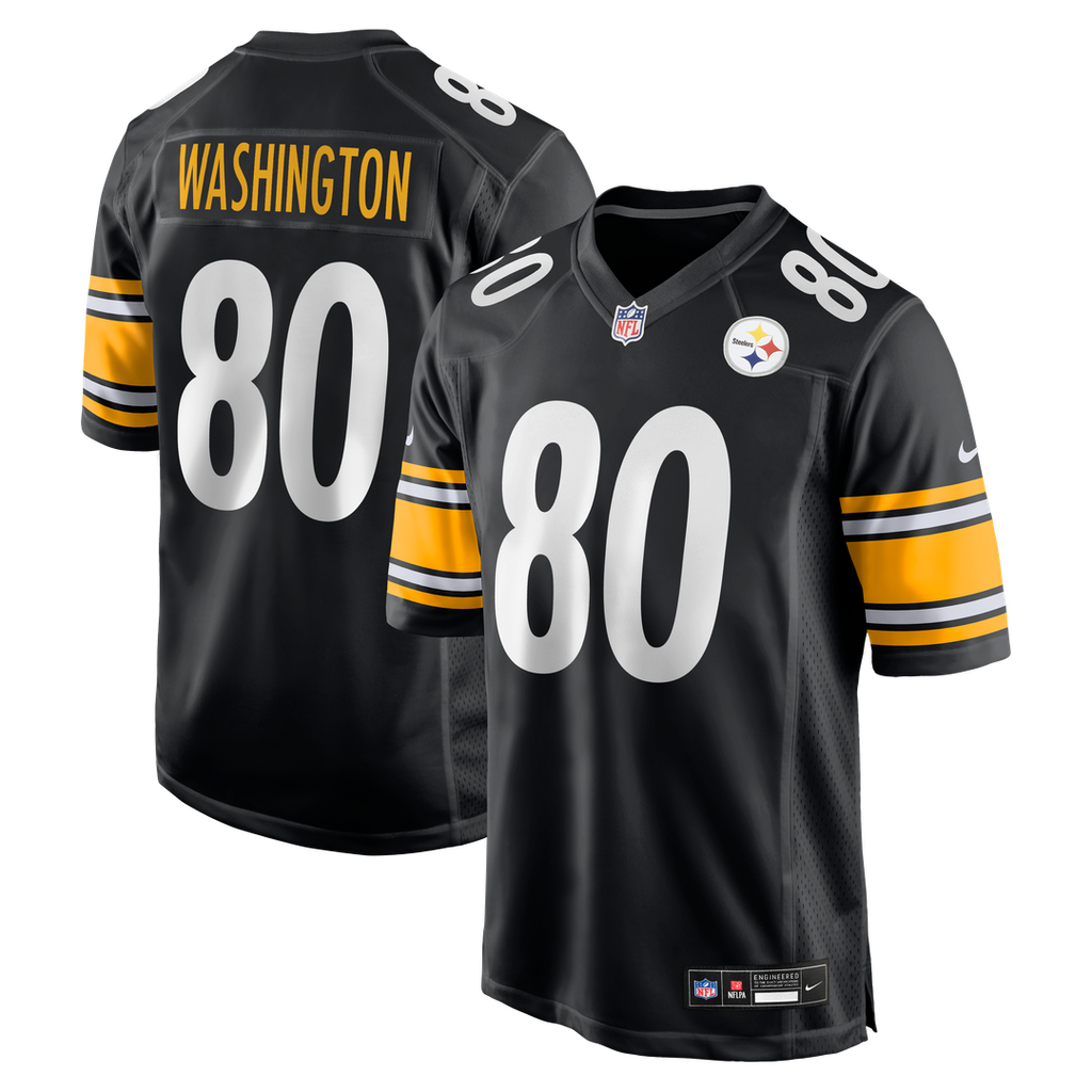 Pittsburgh Steelers Darnell Washington Nike Black Game Jersey product image 1, provided for visual reference and product