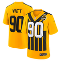 Pittsburgh Steelers T.J. Watt Nike Gold Alternate 1933 Throwback Game Jersey product image 1, provided for visual reference