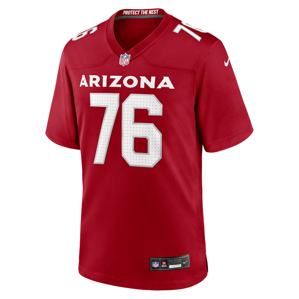 Arizona Cardinals Will Hernandez Nike Cardinal Team Game Jersey product image 2, provided for visual reference and product