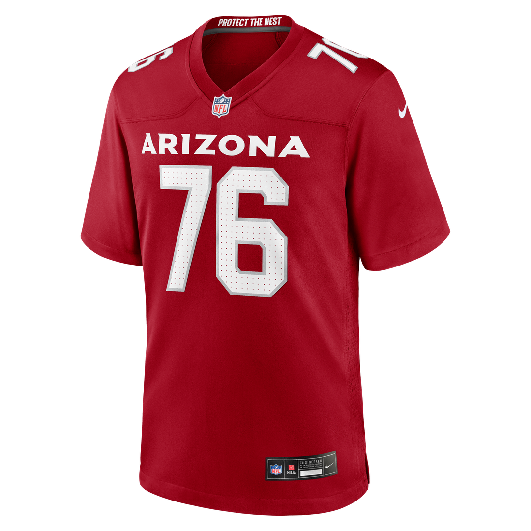 Arizona Cardinals Will Hernandez Nike Cardinal Team Game Jersey product image 2, provided for visual reference and product