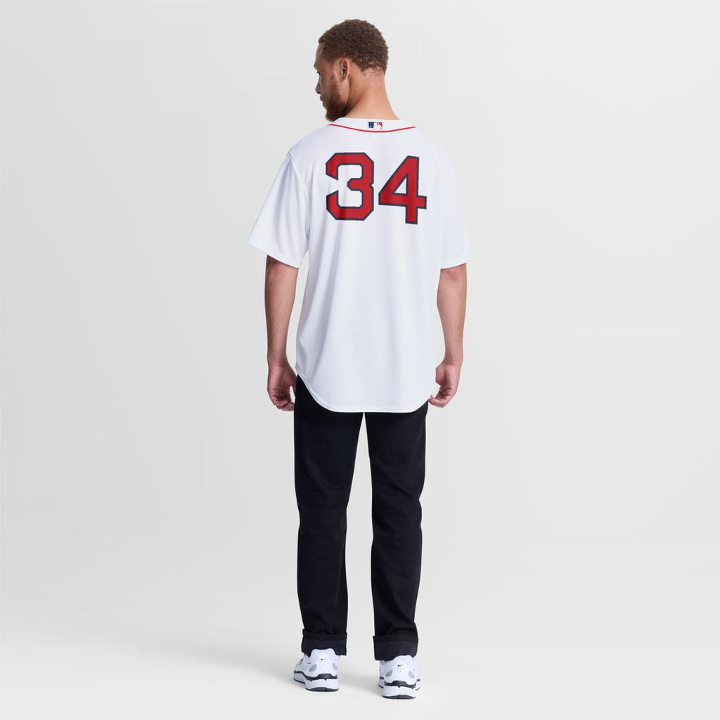 Boston Red Sox David Ortiz Nike White Home Replica Jersey product image 5, provided for visual reference and product detail