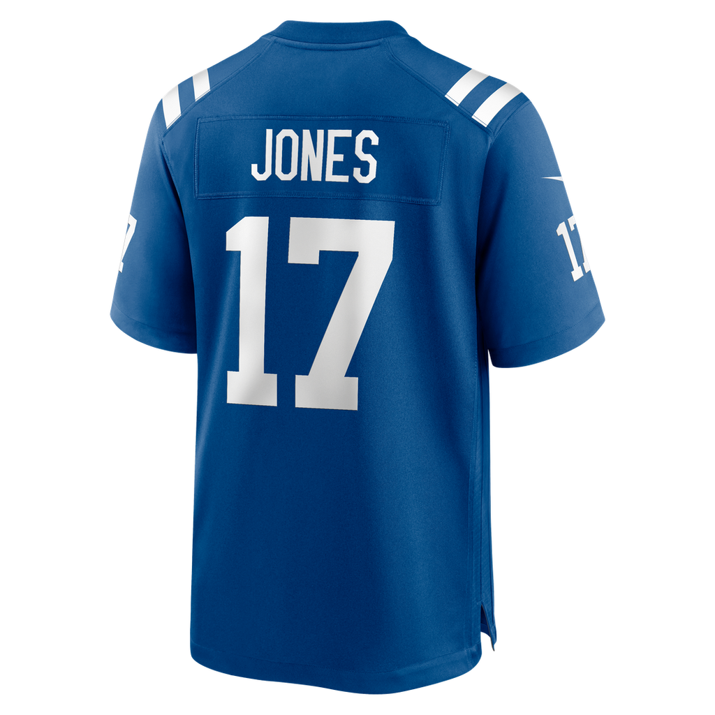 Indianapolis Colts Daniel Jones Nike Royal Team Game Jersey product image 3, provided for visual reference and product