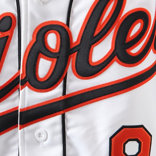Baltimore Orioles Cal Ripken Mitchell & Ness White Home Authentic Jersey product image 4, provided for visual reference and