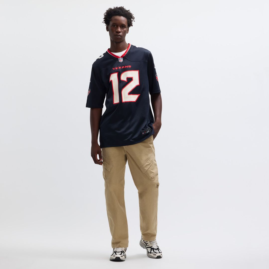 Houston Texans Nico Collins Nike Navy Game Jersey product image 6, provided for visual reference and product detail review