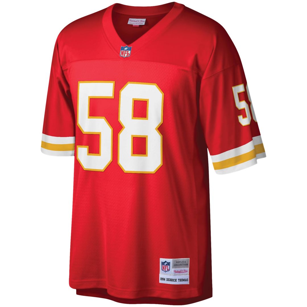 Kansas City Chiefs Derrick Thomas Mitchell & Ness Red Legacy Replica Jersey product image 2, provided for visual reference