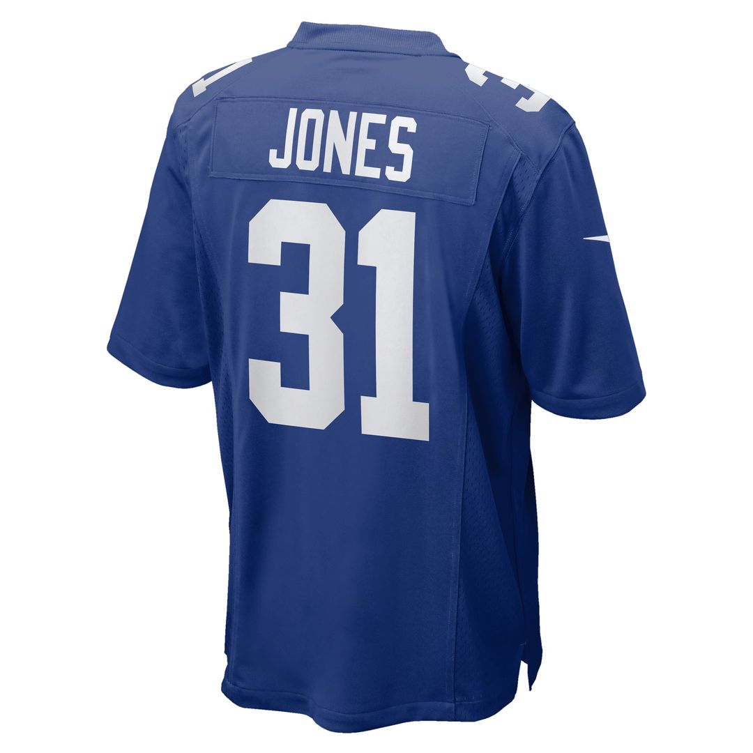 New York Giants Nic Jones Nike Royal Team Game Jersey product image 3, provided for visual reference and product detail