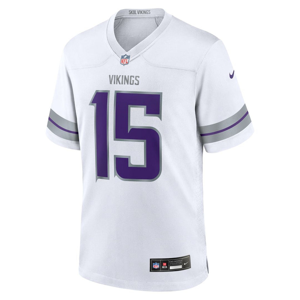 Minnesota Vikings Dallas Turner Nike Purple Game Jersey product image 18, provided for visual reference and product detail