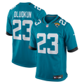 Jacksonville Jaguars Foyesade Oluokun Nike Teal Game Player Jersey product image 1, provided for visual reference and