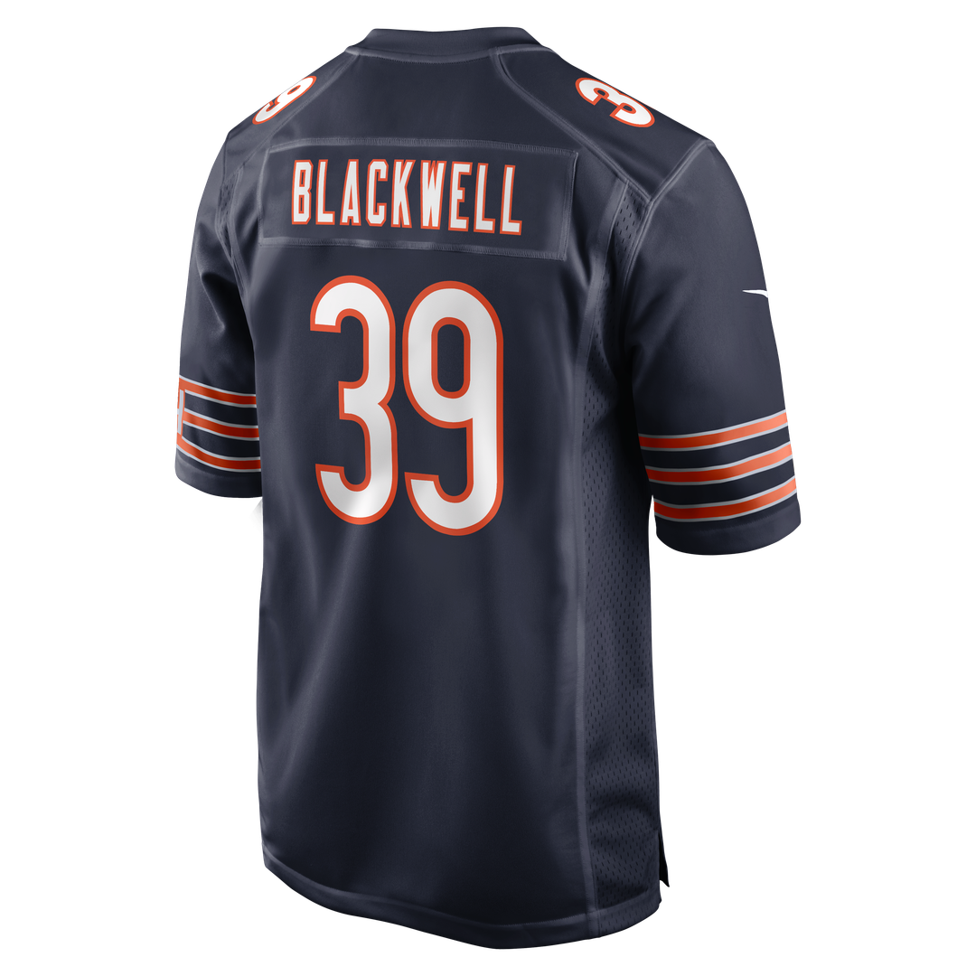 Chicago Bears Josh Blackwell Nike Navy Game Player Jersey product image 3, provided for visual reference and product detail