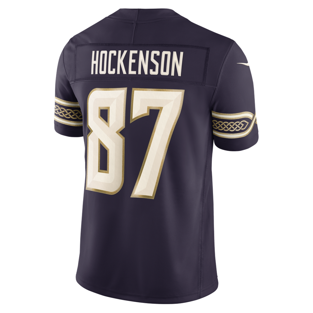 Minnesota Vikings T.J. Hockenson Nike Purple 2026 Rivalries Collection Stitched Limited Jersey product image 7, provided for