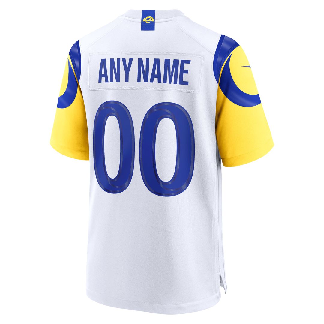 Los Angeles Rams Nike White Custom Game Jersey product image 3, provided for visual reference and product detail review