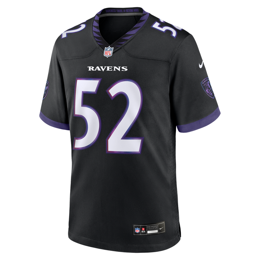 Baltimore Ravens Ray Lewis Nike Black Alternate Retired Player Game Jersey product image 6, provided for visual reference