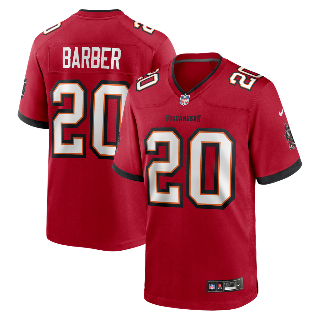 Tampa Bay Buccaneers Ronde Barber Nike Red Game Retired Player Jersey product image 9, provided for visual reference and