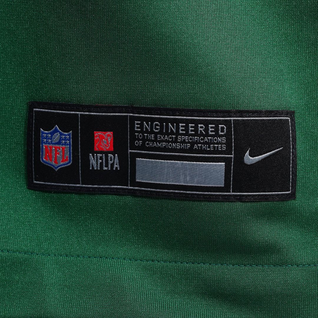 New York Jets Geno Smith Nike Legacy Green Game Jersey product image 8, provided for visual reference and product detail