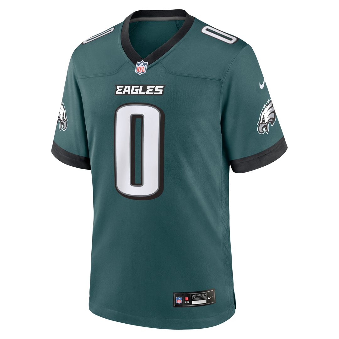 Philadelphia Eagles Marquise Brown Nike Kelly Green Alternate 2 Game Jersey product image 14, provided for visual reference