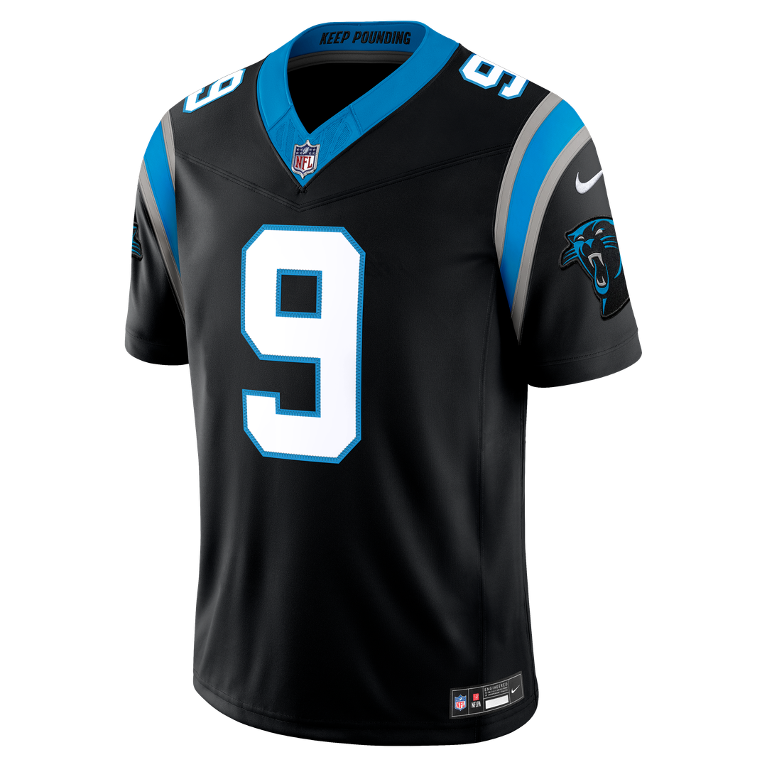 Carolina Panthers Bryce Young Nike Blue Alternate Vapor F.U.S.E. Stitched Limited Jersey product image 12, provided for