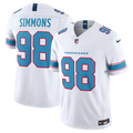 Tennessee Titans Jeffery Simmons Nike White Vapor F.U.S.E. Stitched Limited Jersey product image 1, provided for visual