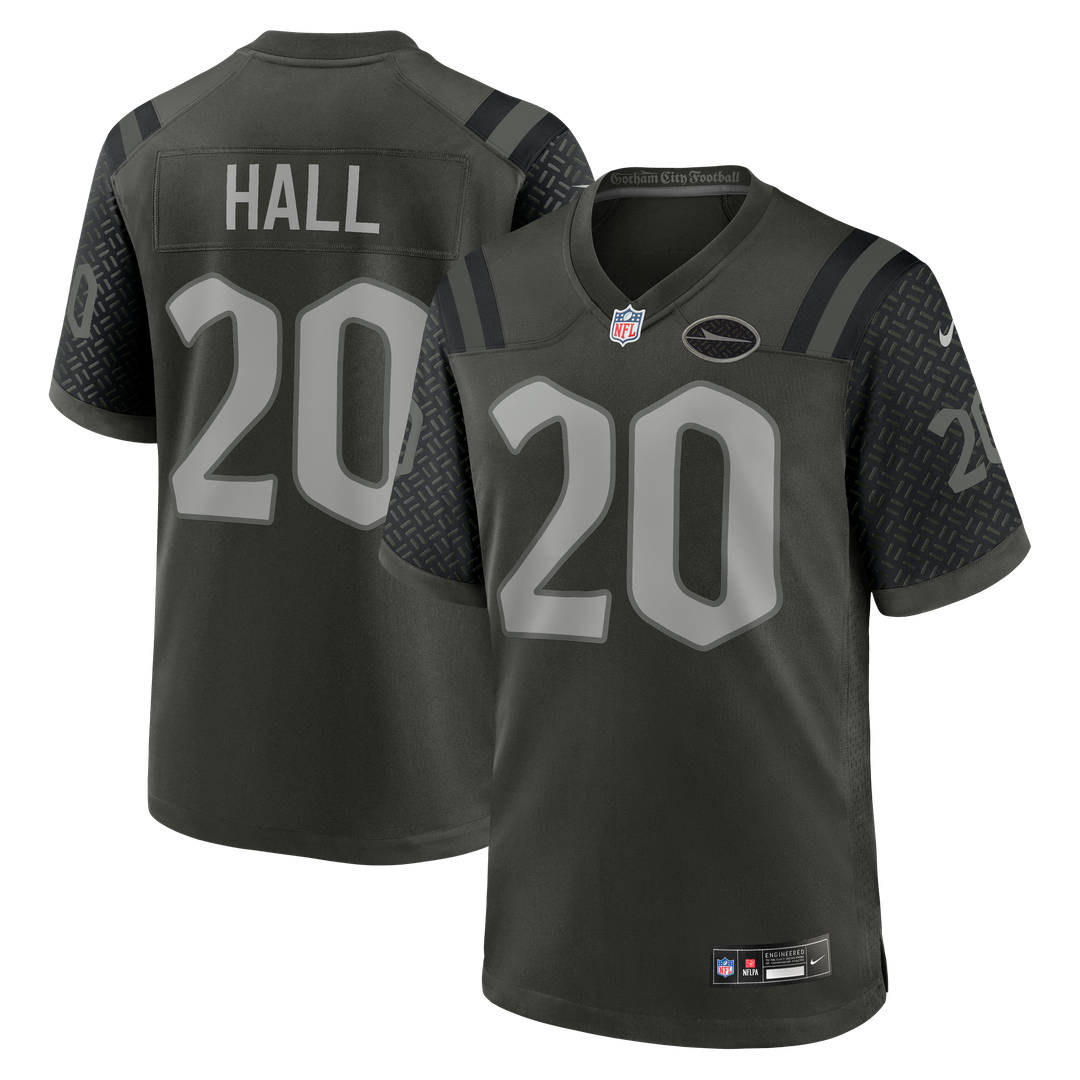 New York Jets Breece Hall Nike Green Rivalries Collection Game Jersey product image 1, provided for visual reference and