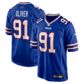 Buffalo Bills Ed Oliver Nike Royal Team Game Player Jersey product image 1, provided for visual reference and product detail