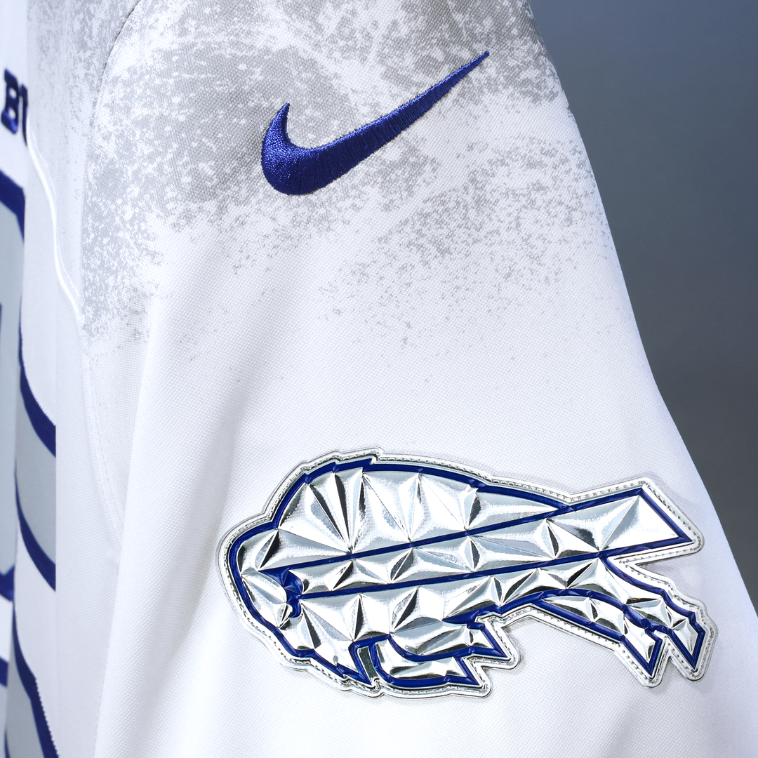 Buffalo Bills Josh Allen Nike White Rivalries Collection Stitched Limited Jersey product image 12, provided for visual