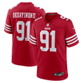 San Francisco 49ers Sam Okuayinonu Nike Scarlet Team Game Jersey product image 1, provided for visual reference and product
