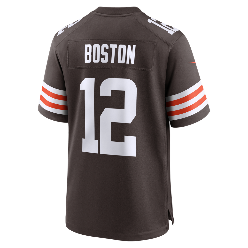 Cleveland Browns Denzel Boston Nike Brown Game Jersey product image 7, provided for visual reference and product detail