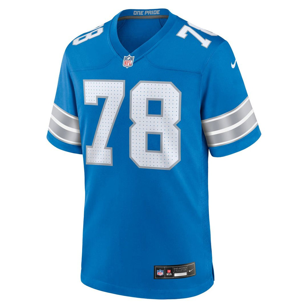 Detroit Lions Ben Bartch Nike Blue Team Game Jersey product image 2, provided for visual reference and product detail review
