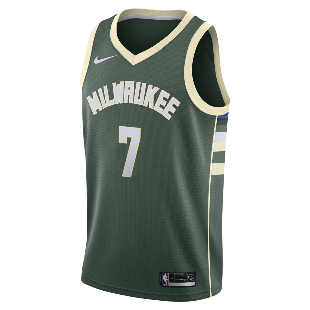 Milwaukee Bucks Nike Icon Edition Swingman Jersey - Hunter product image 3