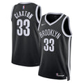 Brooklyn Nets Nike Icon Edition Swingman Jersey - Black - Nic Claxton - Unisex product image 1, provided for visual