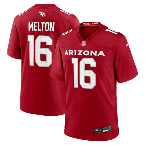 Arizona Cardinals Max Melton Nike Cardinal Team Game Jersey product image 1, provided for visual reference and product